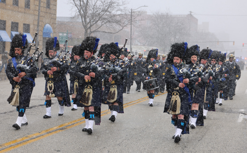 2026 St. Patrick's Day Parade in Cleveland pipers