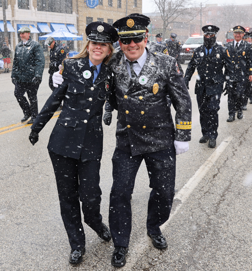 2026 St. Patrick's Day Parade in Cleveland - girl fire