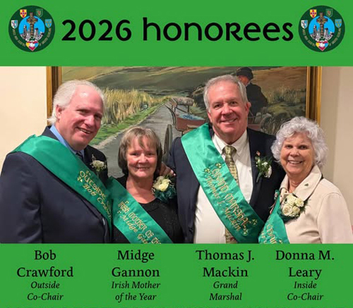 2026 St Pat's Honorees