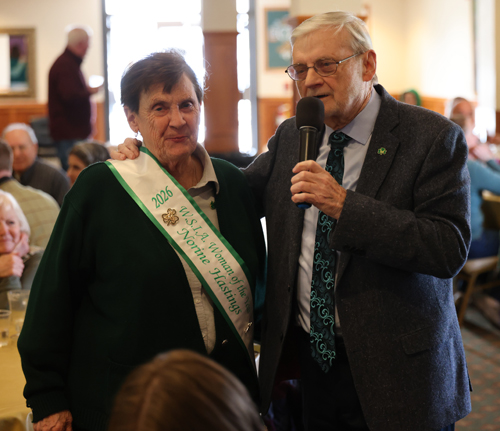 WSIA Woman of the Year Norrine Hastings with Gerry Quinn