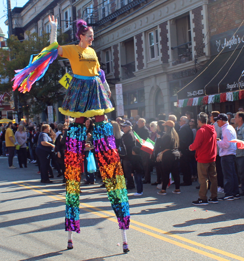 Stilt walker