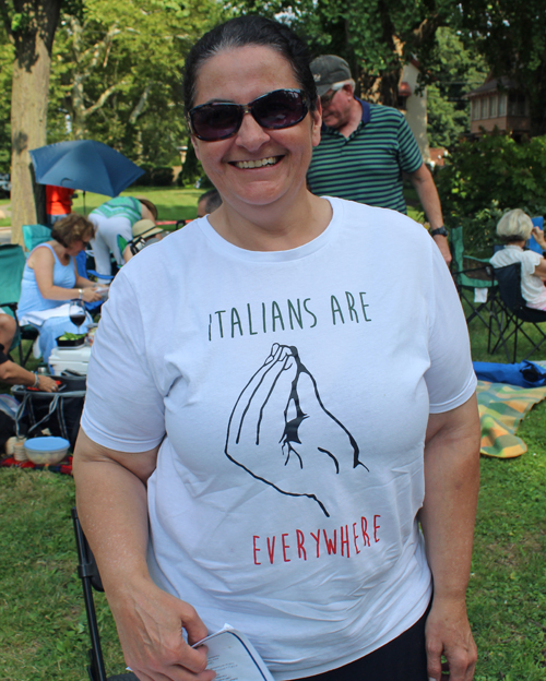 People at Opera in the Italian Cultural Garden in Cleveland