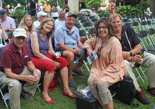 People at Opera in the Italian Cultural Garden in Cleveland