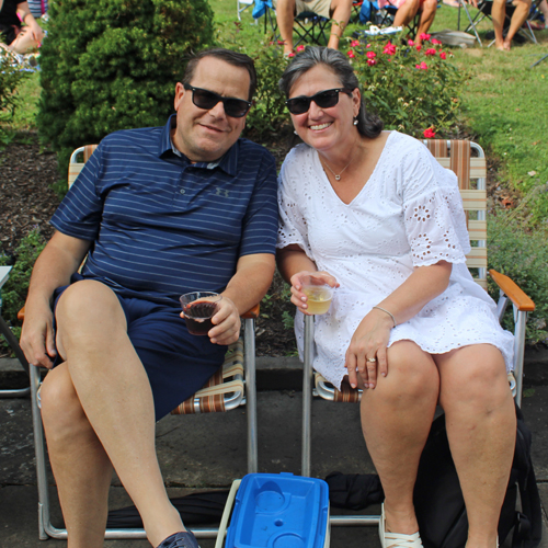 People at Opera in the Italian Cultural Garden in Cleveland