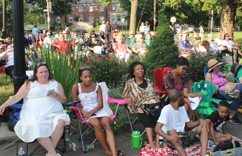 People at Opera in the Italian Cultural Garden in Cleveland