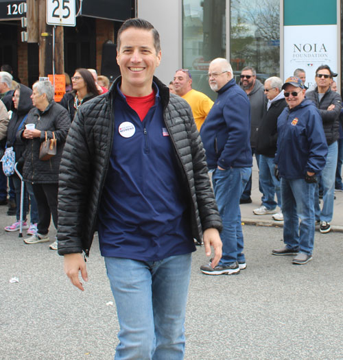 Bernie Moreno in 2023 Columbus Day Parade in Cleveland