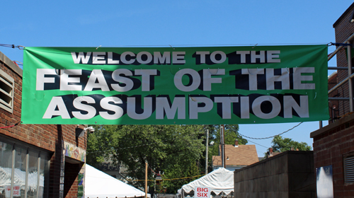 Feast of the Assumption banner