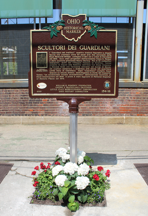 Ohio Historical Marker Italian Stone Cutters