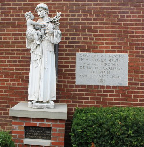 Our Lady of Mt Carmel Church statues - 