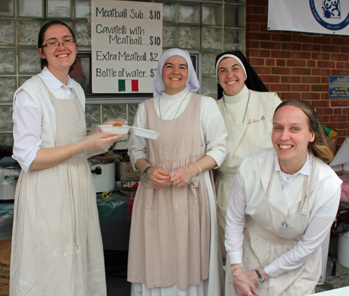 Our Lady of Mt Carmel festival - nuns