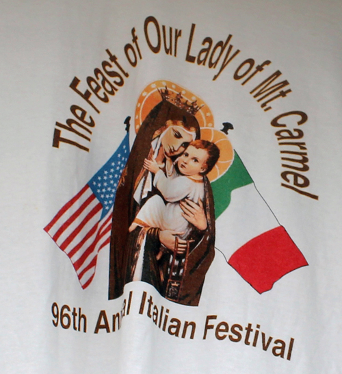 Our Lady of Mt Carmel festival - shirt