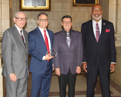 Mike Polensek, Mayor Matthew J. Castelli, Basil Russo, Blaine Griffin