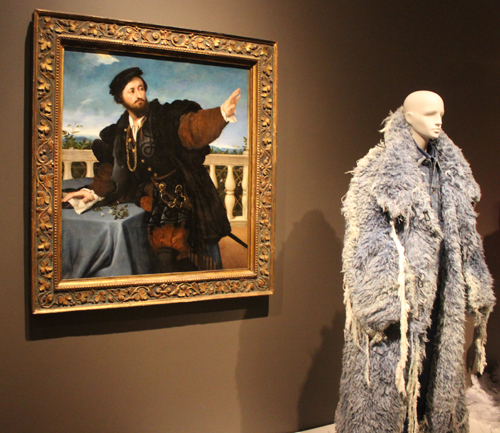 Portrait of a Man, Possibly Girolamo Rosati next to Ensemble coat