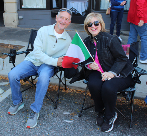 People at 2025 Columbus Day Parade in Cleveland's Little Italy