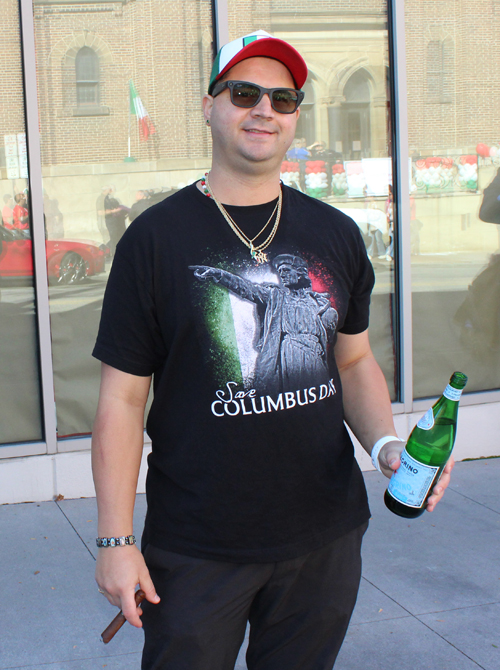 People at 2025 Columbus Day Parade in Cleveland's Little Italy