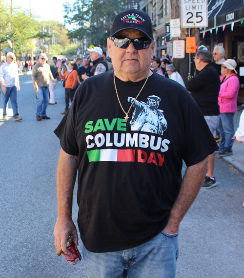 People at 2025 Columbus Day Parade in Cleveland's Little Italy