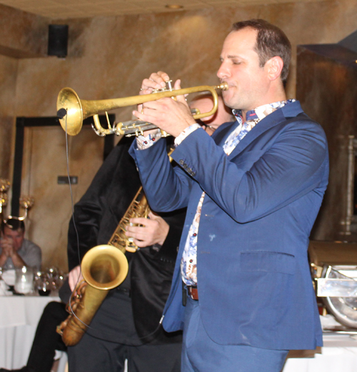Dominick Farinacci playing in through the audience