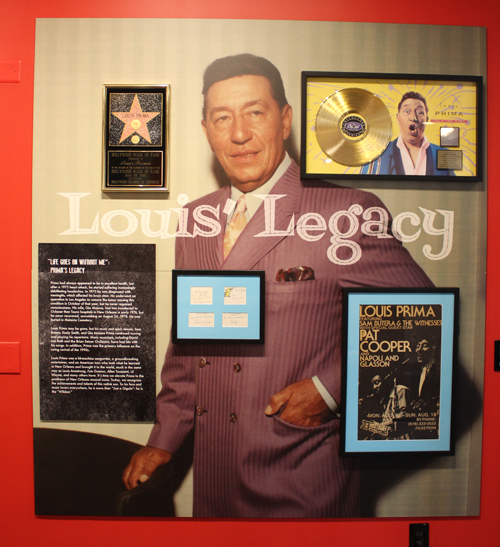 Louis Prima exhibit