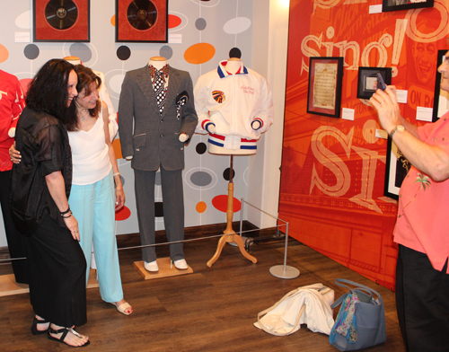 People at Louis Prima exhibit