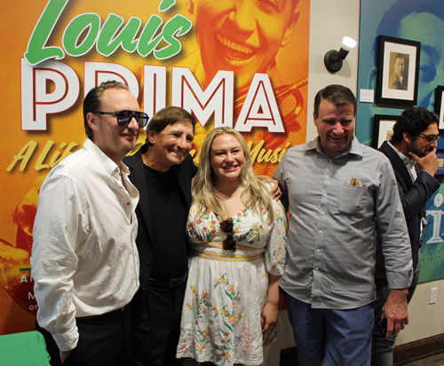 People at Louis Prima exhibit