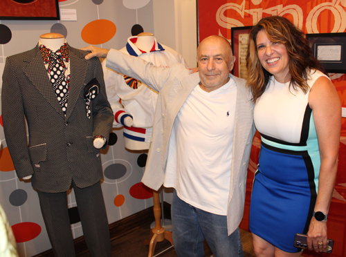 People at Louis Prima exhibit