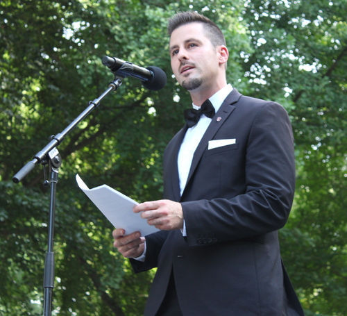 Fox 8's Tino Bovenzi served as the MC