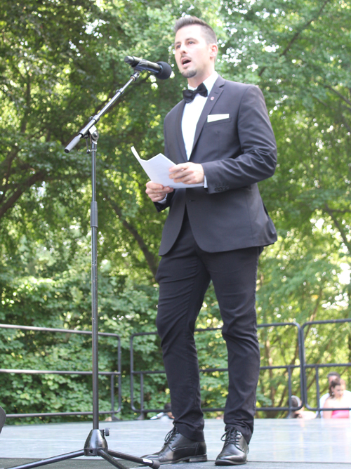Fox 8's Tino Bovenzi served as the MC