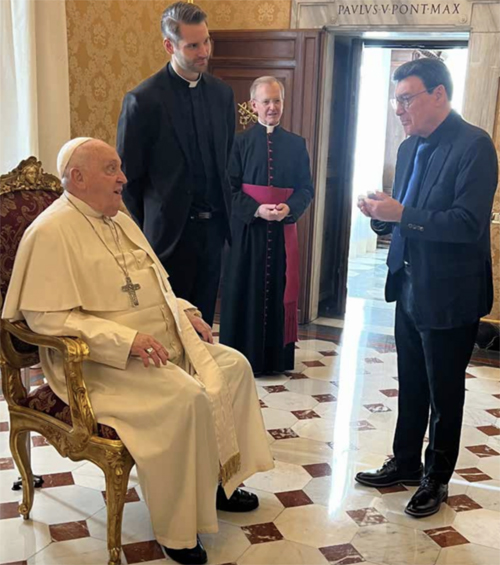 Pope Francis and Basil Russo