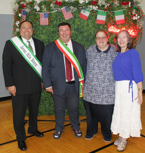 Posing at the Sister Cities Gala