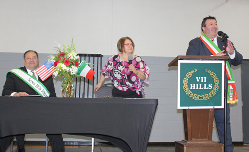 Mayor Simone Costanzo of Coreno Ausonio 