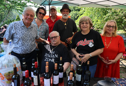 Father Phil Racco with Little Italy Wines group