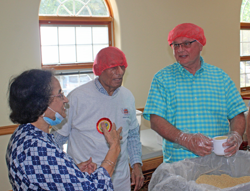 Jaya and Ramesh Shah with Mayor Wheeler