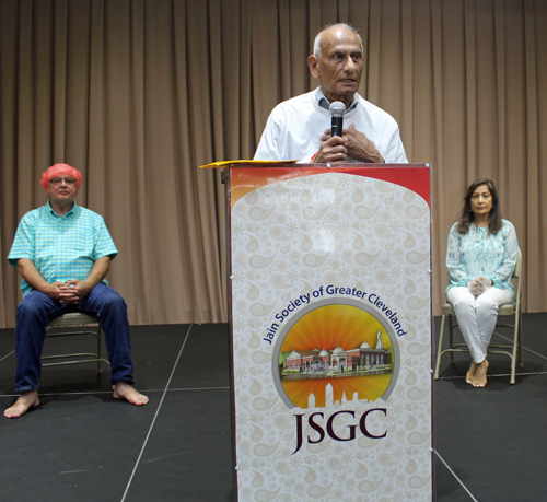 Ramesh Shah Speaking at Jain refugee event