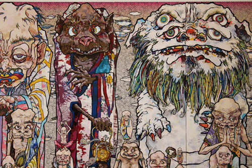 Takashi Murakami painting