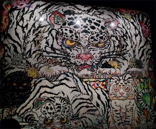 White Tiger Kyoto by Takashi Murakami