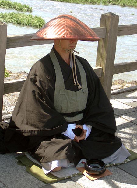 Buddhist monk in Kyoto