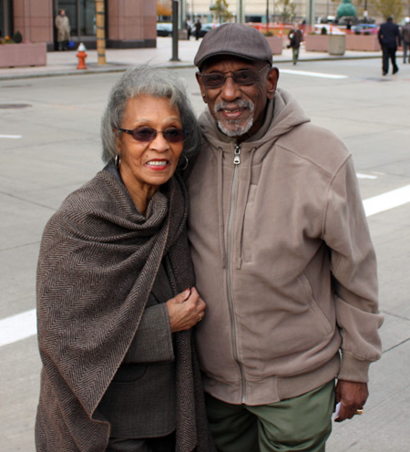 Gloria Owens and Harrison Dillard