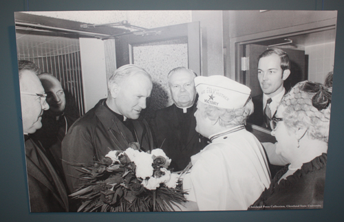 Photo from Cleveland Plain Dealer article about Cardinal Karol Wojtilla in 1969