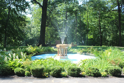 Hebrew Garden fountain