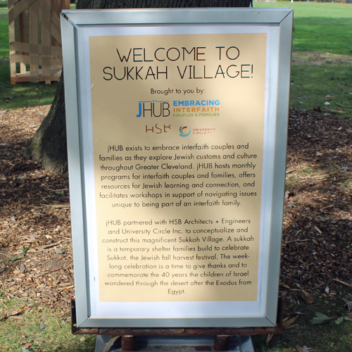Sukkah Village sign