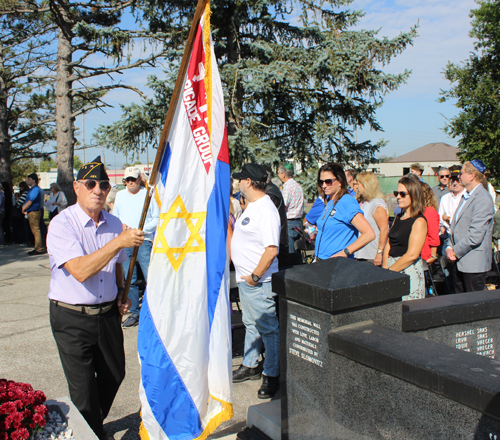 Honor Guard of Jewish War Veterans at Kol Israel Memorial
