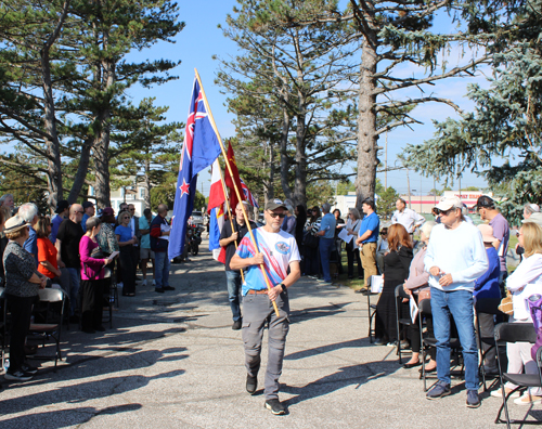 Honor Guard of Jewish War Veterans at Kol Israel Memorial