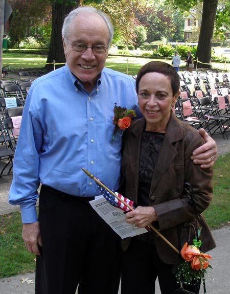 Honorees Burt and Judy Saltzman