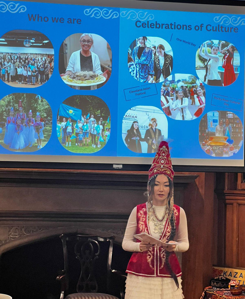 Kazakhstan Cultural Garden presentation Aigerim Alibek