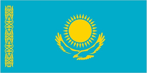 Kazakhstan flag