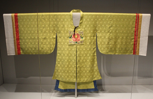 Korean woman's wedding gown