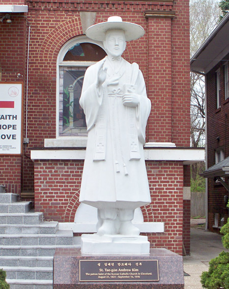 Statue of Andrew Kim Taegon