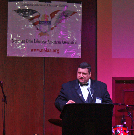 Pierre Bejjani, President of the Northern Ohio Lebanese American Association (NOLAA)