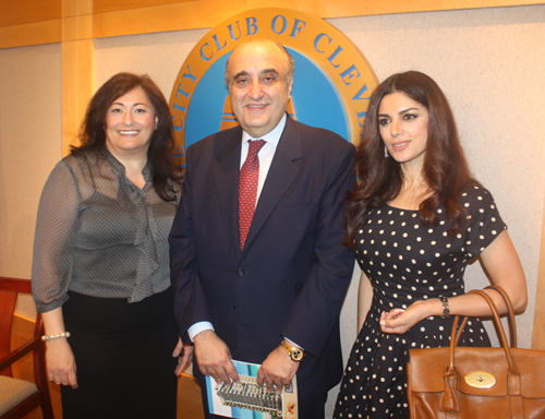 Minister Fady Abboud and ladies