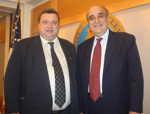 Pierre Bejjani and Minister Fady Abboud